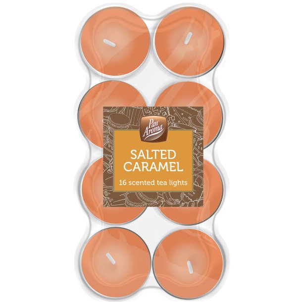 Doftljus 16 st. Saltad kola Pan Aroma