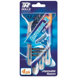 Engangsskrabere Rolls Razor Imperial For Men 4-pk.