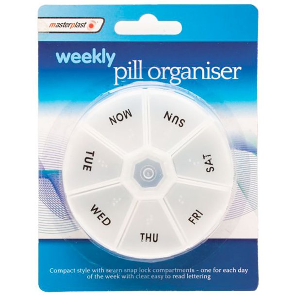 Pilleboks Masterplast 7-dagers pilleboks
