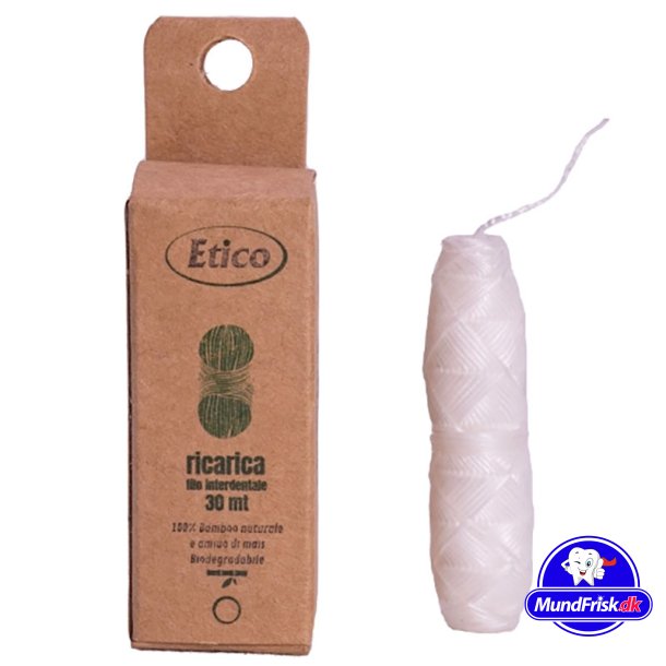 Nachhaltige Zahnseide Etico 30 mtr. Biologisch abbaubar