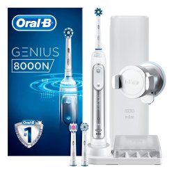 Oral-B Elektrisk tandborste Genius 8000n + Reselda + hllare