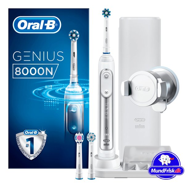 Oral-B El-tandbrste  Genius 8000n + Ekstra Udstyr