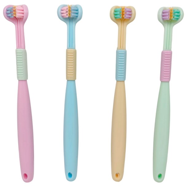 3-delt Barnetannbrste MundFrisk KIDS
