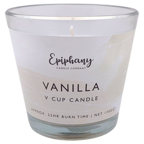 Duftlys Glas Epiphane Vanilla V Cup 22 Timer