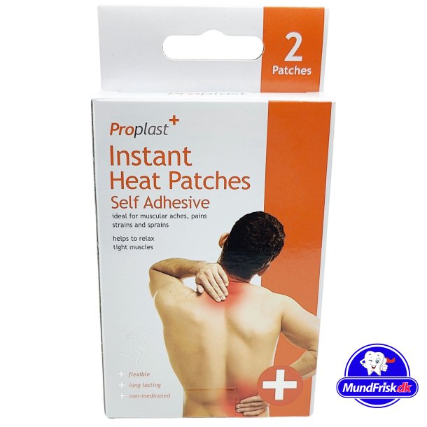 Varmeplastre 2 stk. Proplast Self Adhesive Instant Heat Pads