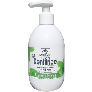 Ekologisk Xylitol Tandkrm Naturado Intense Freshness Mint 280 ml.