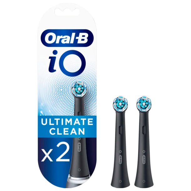 Oral-B iO BLACK Ultimate Clean Brstehoveder 2 stk.