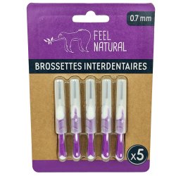 Gapborstar Feel Natural 0,7 mm LILA