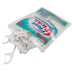 Tandtrd utan PFAS Claradent Flossers 50 st.