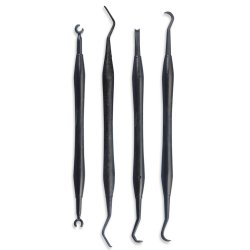 Tannlegeinstrumenter Miraclean-Implant Black Set 4 typer