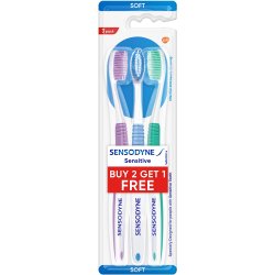 Sensodyne Tandborstar 3 st. Knslig MJUK