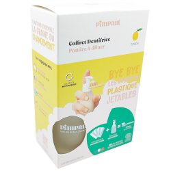 Naturlig tandkrm Pimpant LEMON Pumpflaska + 4 pfyllningar