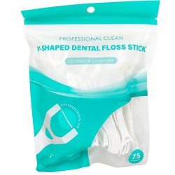 Y-formade tandtrdshngare Professional Clean 75 st.