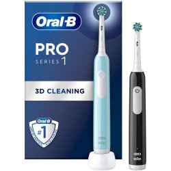 Oral-B Pro Series 1 DUO Elektriska tandborstar Svart + Bl