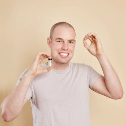 Brekraftig tanntrd Huppy 30 mtr. + Glassdispenser