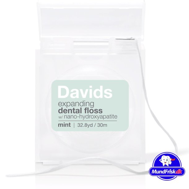 Zahnseide Nano Floss Hydroxylapatit Davids Expanding Dispenser 30 mtr.