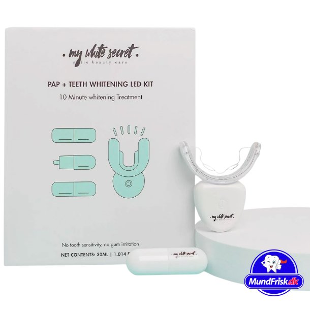 Tandblegning St My Secret White Teeth Whitening LED Kit
