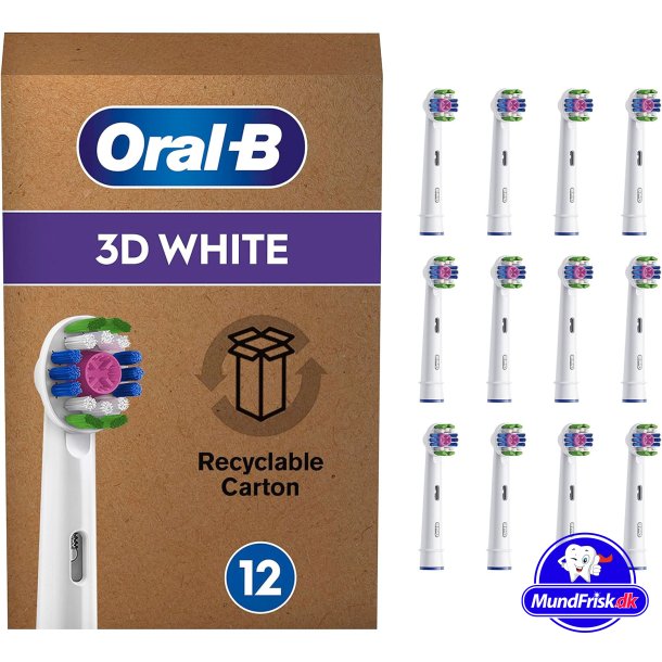Oral-B 3D White CleanMaximiser 12 stk. Brstehoveder