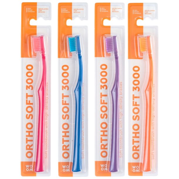 Woom 3000 Ortho myk tannbrste