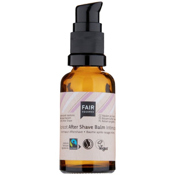 Fair Squared Apricot Intimate Aftershave Balm med pumpe