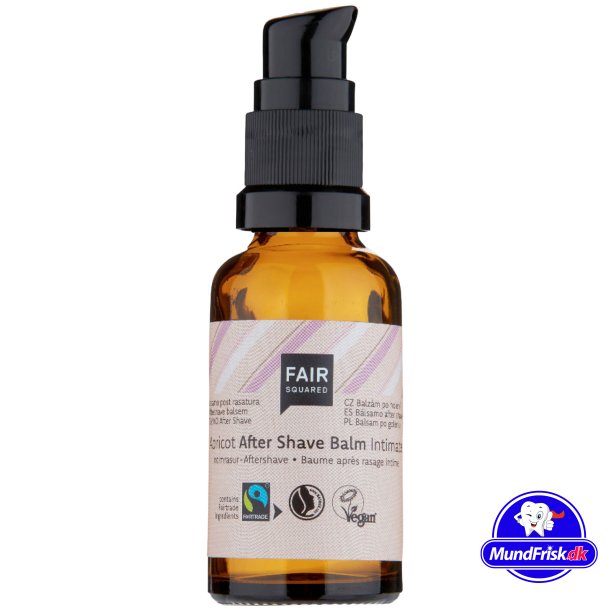 Fair Squared Apricot Intimate Aftershave Balm med pumpe