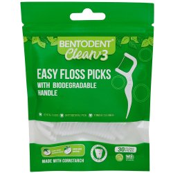 Biologisk nedbrytbar tanntrd Bentodent Easy Floss Picks