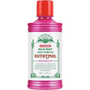 Euthymol Munvatten Mild Mint 500 ml.