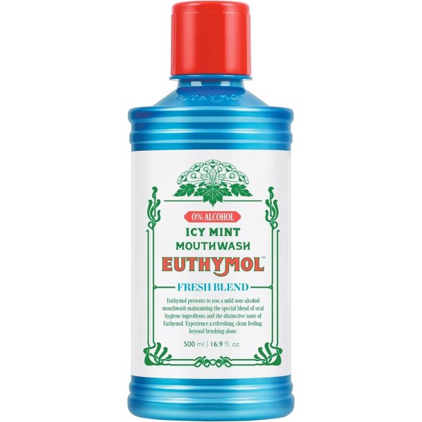 Euthymol Munvatten Icy Mint 500 ml.