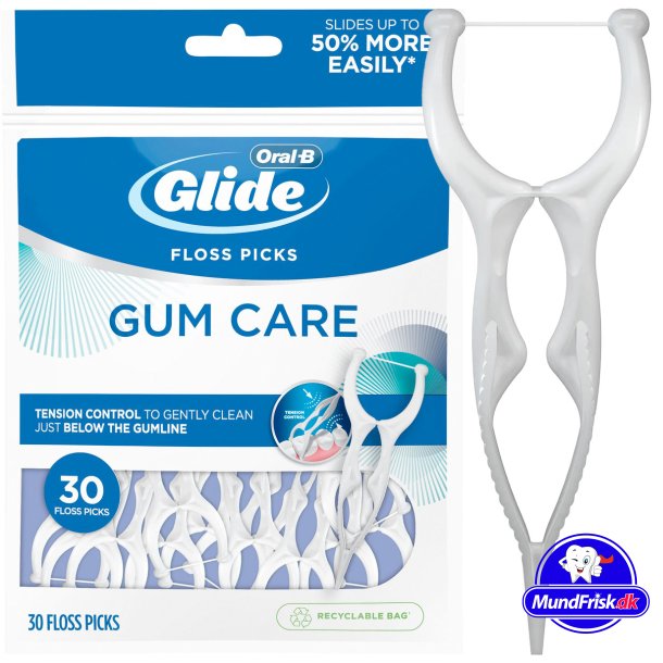 Oral-B Glide 30 stk. Gum Care Floss Picks Tandtrdsbjler