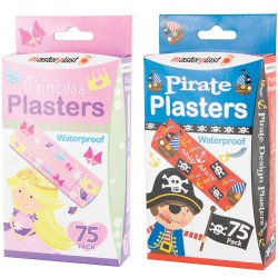 Barnplster Masterplast Pirat & Prinsessan 75 st.
