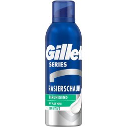 Gillette Series Sensitive Barberskum 200 ml.