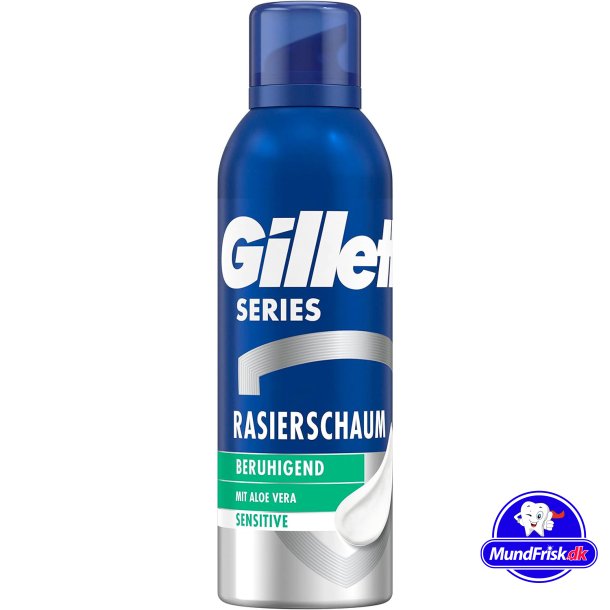 Gillette Series Sensitive Barberskum 200 ml.