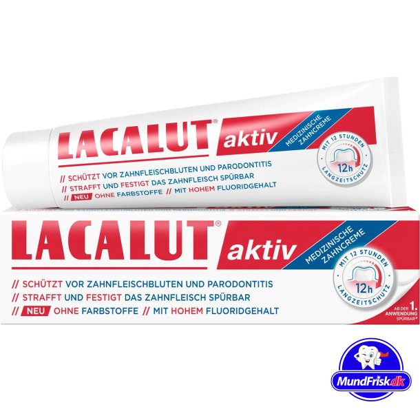 Lacalut Aktiv Hydroxyapatit Tandpasta mod Paradentose 100 ml