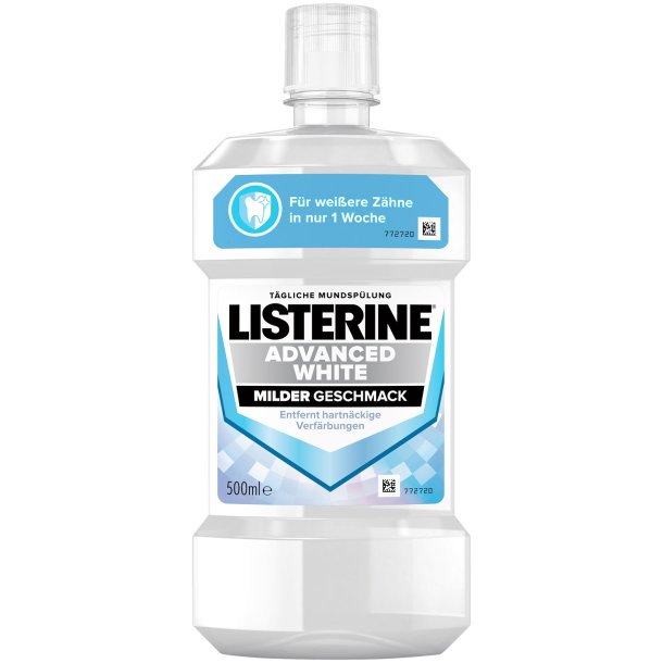 Listerine Advanced White Mild Munnvann 500 ml.