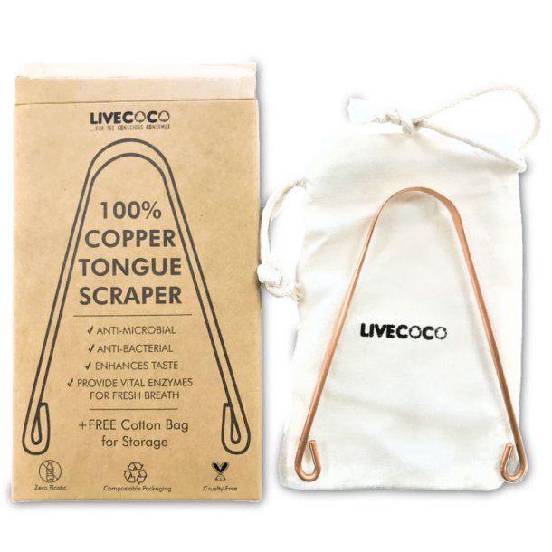 Tungeskraber LiveCoco Kobber Tungerenser