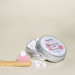 Tandkrmstabletter fr barn Bam&Boo Strawberry 80 st.
