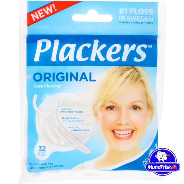  Plackers Original Flosser Tandtrdshngare 32 st