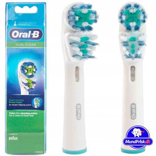 Oral-B Dual Clean B&uuml;rstenk&ouml;pfe 2 Stk.