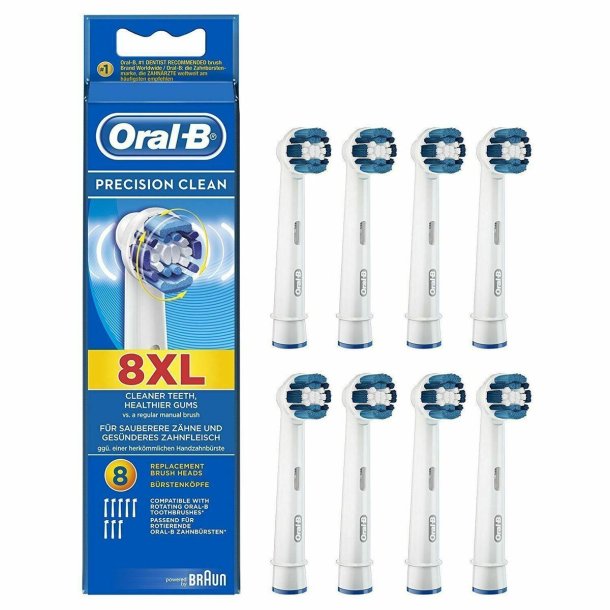 Oral-B Precision Clean Borsthuvuden Original 8 st.