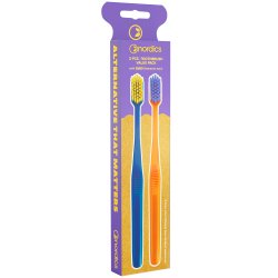 Hllbara tandborstar 2 st. Nordics Premium 6580 Soft