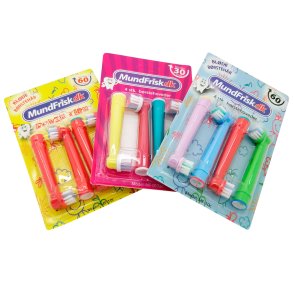 12 st. Blandning av borsthuvuden fr barn - Oral-B-kompatibel