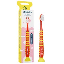 Supermjuk barntandborste Nordics Rocket 10500