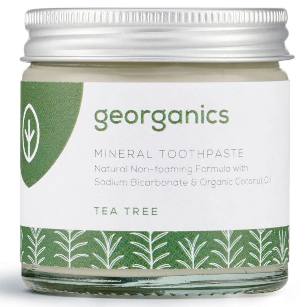 kologisk Mineral Tandpasta Georganics Tea Tree Fluorfri 60 ml