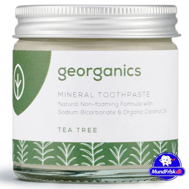kologisk Mineral Tandpasta Georganics Tea Tree Fluorfri 60 ml