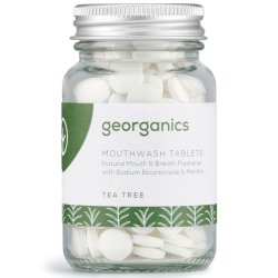 Naturlige munnvannstabletter Georganics Tea Tree 180 stk.