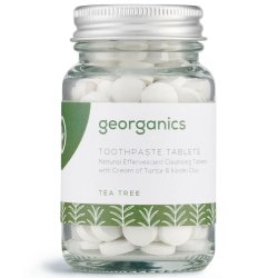 Naturlig tandkrm Tabletter Georganics Tea Tree 120 st.