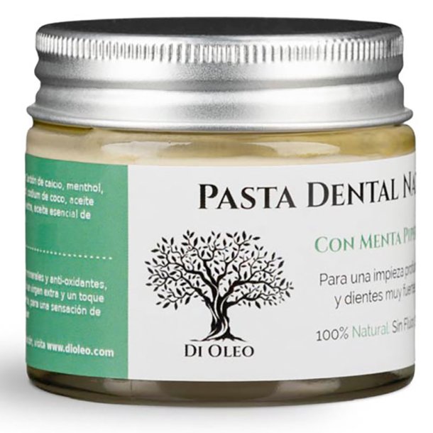 Naturlig Xylitol Tandpasta DI OLEO Peppermint Fluorfri 75 g