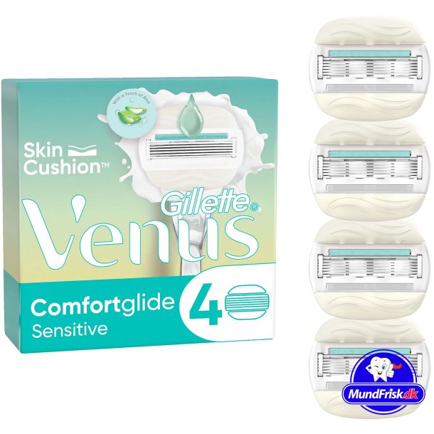 Gillette Venus Comfortglide Sensitive 4 stk. Barberblade