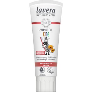 Naturlig Xylitol Brnetandpasta LAVERA Kids Fluorfri 75 ml.
