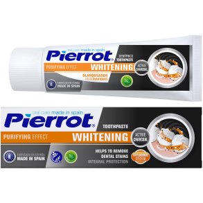 Whitening Tandpasta Pierrot Charcoal 75 ml.